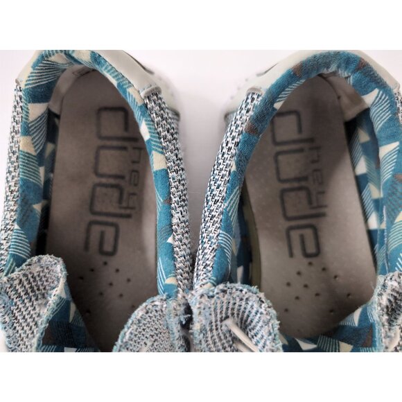 Hey Dude Wally Sox Slip On Shoe Loafer Mens 7 Ice Grey Lightweight Casual Beachy - Picture 8 of 9